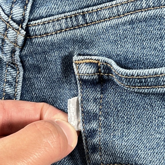 Levis Silver Tab Mom Jeans Womens 30‎ (Fits 28x25) High Rise Stretch Baggy Denim - Picture 16 of 16